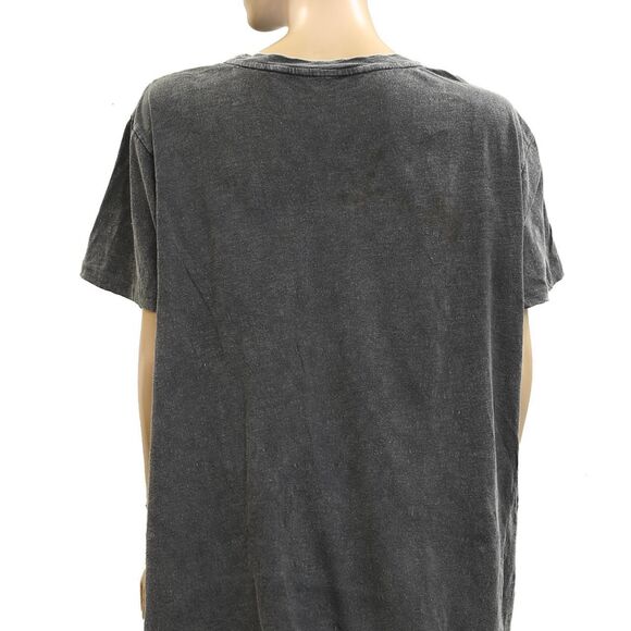 Magnolia Pearl Love Star Patchwork Tunic Tee Top Oversized Vintage O|S 278479 - Picture 5 of 7